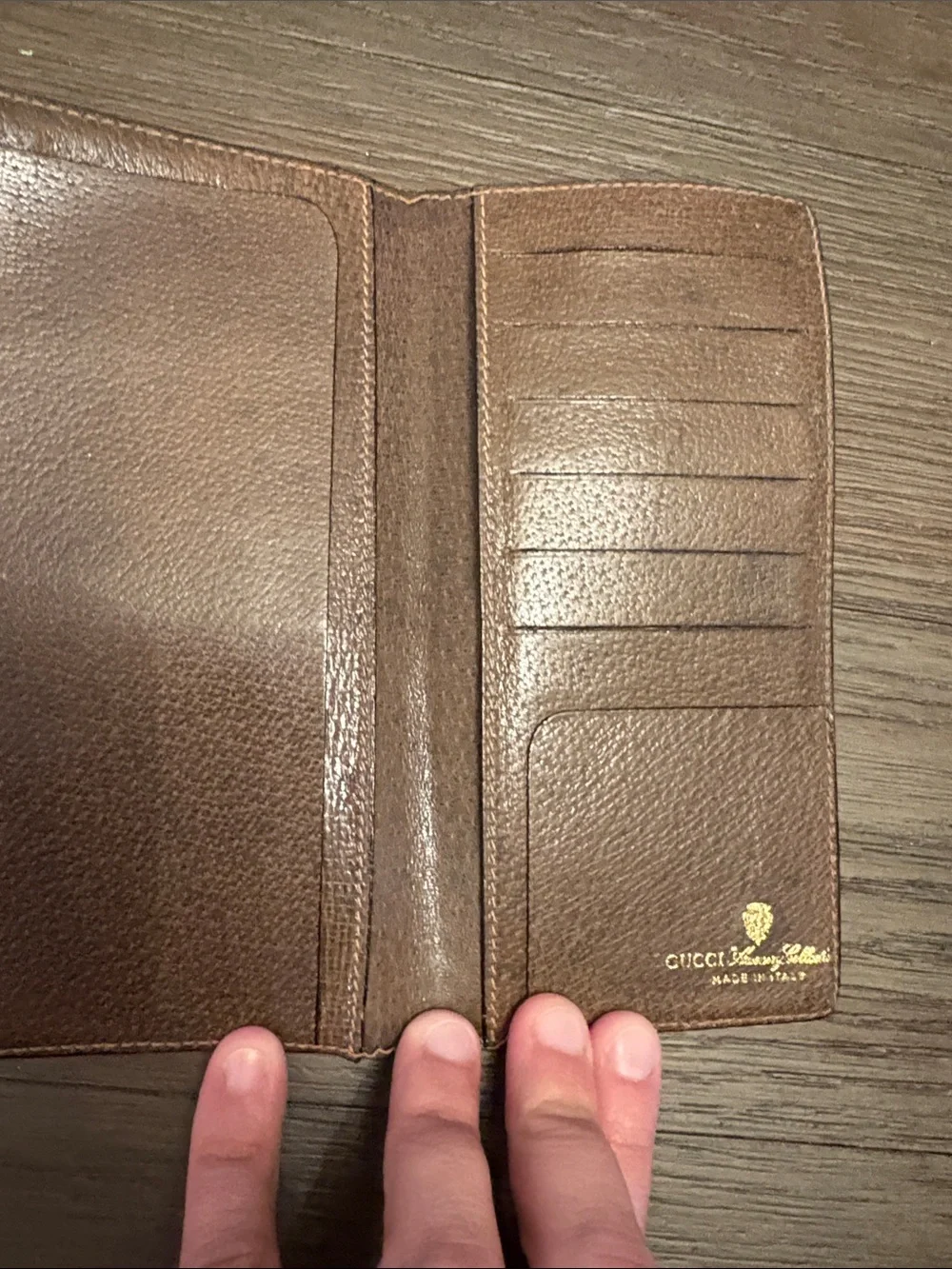 Gucci Beige & Brown Monogram Long Wallet - Picture 8 of 9